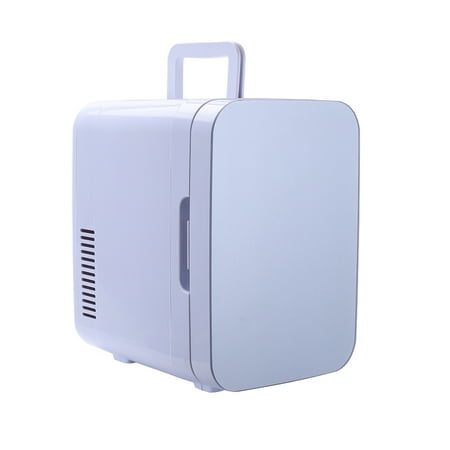 12v Freezer Refrigerator ZOKOP 6L Mini Car Fridge Cooler Warmer 12V 220V Compressor Refrigerator Portable Electric Icebox Small Freezer ()