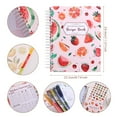 thumbnail image 3 of 192-Page Large Hardcover Recipe Book with 4 Fruit Themes, Blank Recipe Notebook Organizer, Includes Pocket & Food Stickers for Cooking Enthusiasts, DIY Meal Planners, and Family Recipes, 3 of 16