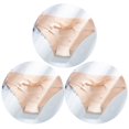 thumbnail image 1 of TrowBridge-bragas de satén de seda para mujer, ropa interior transpirable sin costuras, lencería fina y acogedora, 3 unids/set, 1 of 4