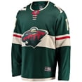 thumbnail image 2 of Men's Fanatics Joel Eriksson Ek Green Minnesota Wild Breakaway Jersey, 2 of 3