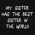 thumbnail image 3 of CafePress - My Sister Best Sister Women's Dark T Shirt - Women's Traditional Fit Dark T-Shirt, 3 of 4