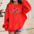 thumbnail image 2 of Weebloom Cute Hoodies for Girls Fashion Casual Crew Neck Headless Long Sleeved Printed Top Girls Sweatshirt Hoodie 6-7 Years Red, 2 of 4