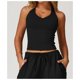 thumbnail image 4 of Chaleco de Yoga for mujer, ropa interior deportiva ajustada en forma de V for belleza en la espalda, chaleco deportivo for ejercicio de carrera, almohadilla for pechos extraíble, 4 of 6