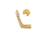 thumbnail image 3 of Women's Long Hook Finger Sequins Fingerless Arm Sleeves Shiny Bling Cosplay Gloves for Female Costume Vintage Opera Dance Party Gold, 3 of 7
