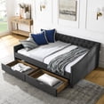 thumbnail image 2 of Full - size | Daybed with pull - out drawers for storing clothes and toys | Ergonomic seating and stylish appearance, 2 of 6