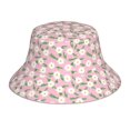 thumbnail image 1 of Fotbe Daisies Flowers Sombrero Tipo Pescador con Estampado – Sombrero de Sol de Algodón de Moda para Playa, Golf, Pesca, 1 of 6
