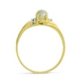 thumbnail image 5 of 10k Yellow Gold Freshwater Cultured Pearl And Diamond Ring, 5 of 8