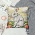 thumbnail image 2 of Nawypu Easter Pillow Covers Bunny Eggs Happy Easter Pillow Case Decorative Colorful Rabbit Spring Welcome Cushion Covers Farmhouse Holiday Party Decor for Outdoor Indoor Home Sofa Couch, 2 of 5
