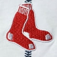 thumbnail image 3 of Newborn White/Navy Boston Red Sox Power Hitter Short Sleeve Bodysuit, 3 of 3