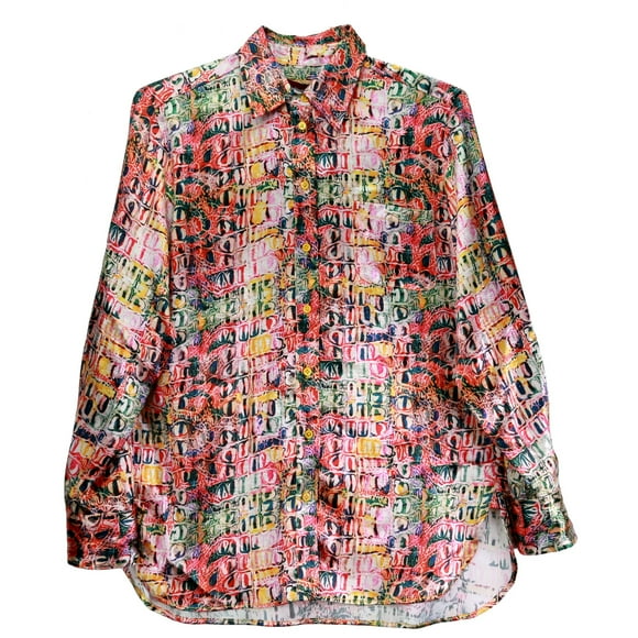 Sies Marjan Blouse en Satin à Imprimé Croco pour Femmes - TP