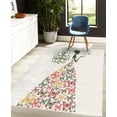 thumbnail image 4 of Vintage Decorative Rug, Love Country Wedding Themed Romantic Butterflies Cartoon Retro Parisienne, Quality Carpet for Bedroom Dorm and Living Room, 6 Sizes, Dark Green, by Ambesonne, 4 of 4