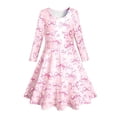 thumbnail image 3 of XEGLSBU Cuhk Robe de Princesse de Fête pour Fille/enfant à Imprimé Nœud, 3 of 4