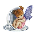 thumbnail image 1 of Rongfmy Embossed Cross Stitch Beautiful Angel Cross Stitch Needlework DIY Decor, 1 of 9