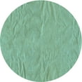 thumbnail image 1 of Ahgly Company Machine Washable Indoor Round Transitional Medium Sea Green Area Rugs, 4' Round, 1 of 7