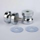 thumbnail image 3 of Aluminum alloy shower door knob, round door handles for bathroom glass door, sliding door, 3 of 5