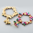 thumbnail image 4 of Statement Earrings Fashion Fancy Rhinestone Earrings Crystal Earrings for Women, 4 of 8