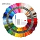 thumbnail image 1 of Hilo de bordar de algodón DIY coser a mano punto de cruz hilo artesanal suministros de cuerda color al azar, 200 colores Yuarrent HA8835-02B, 1 of 6