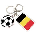 thumbnail image 1 of Yanonmyfd 2026 World Cup Soccer Keychain - 2026 World Cup Flag Keychain, Soccer Fan Gift & Souvenir (2PCS),Belgium, 1 of 48