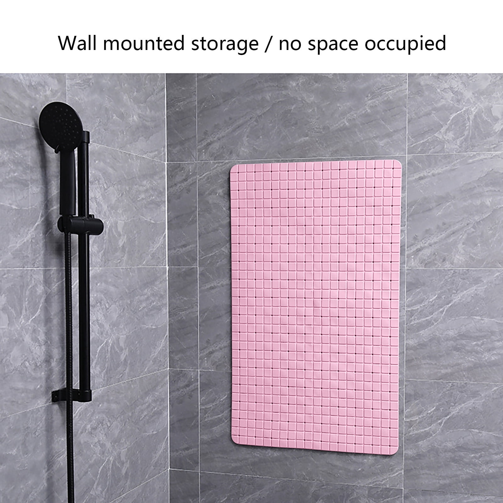 Tapis De Douche En PVC Antidérapant AquaHaven Avec Trous De