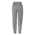 thumbnail image 3 of Gubotare Womens Pants Women Yoga Dress Pants Stretchy Work Pants Straightleg Office Slacks with Pockets for Business Casual (Grey,S), 3 of 5