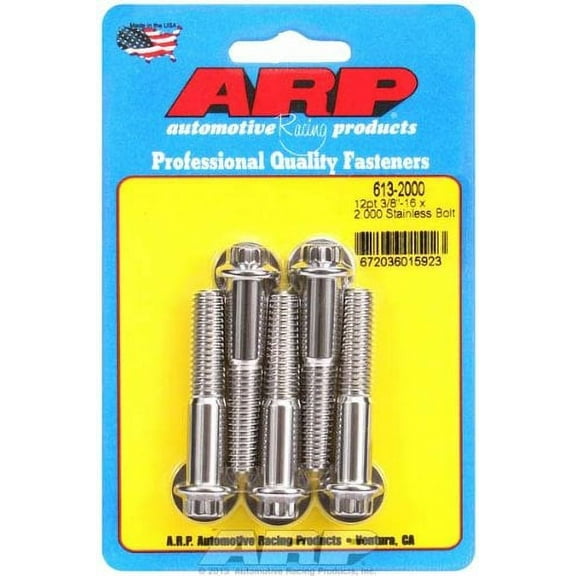 ARP INC. 613-2000 3/8-16 X 2.000 12PT SS BOLTS