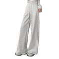 thumbnail image 3 of WILLBEST Pantalones Casuales de Mujer, Cintura Alta, Pierna Ancha, Holgados, para Uso Diario, Cómodos, para Verano y Otoño. Chica, 3 of 3