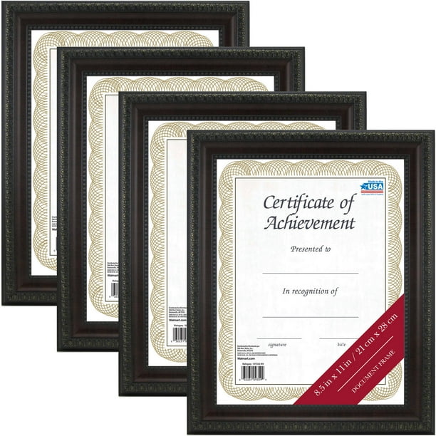 Mainstays 8.5x11 Mahogany Document Frame