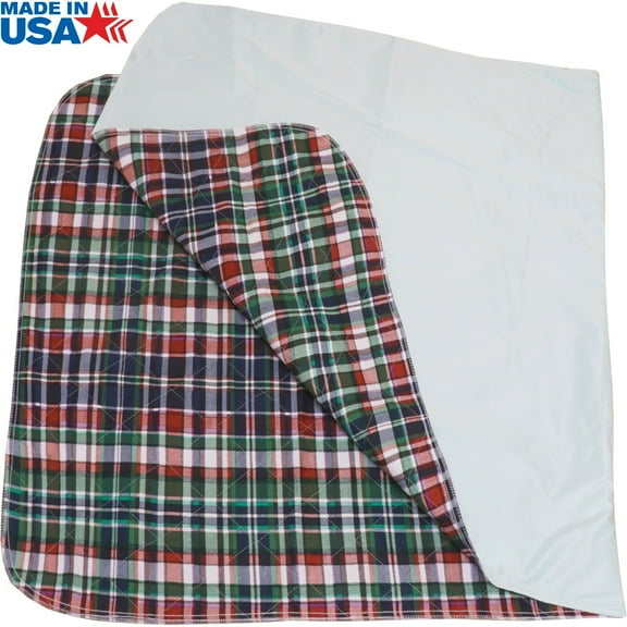 36 x 72 inches Big Size Washable Bed Pad / 3XL Incontinence Plaid Underpad