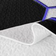 thumbnail image 5 of Manfei Cool Football Games Twin Quilt Set For Boys,Sport Themd Twin Coverlet Set,Blue Black White,2 Pieces, 5 of 7