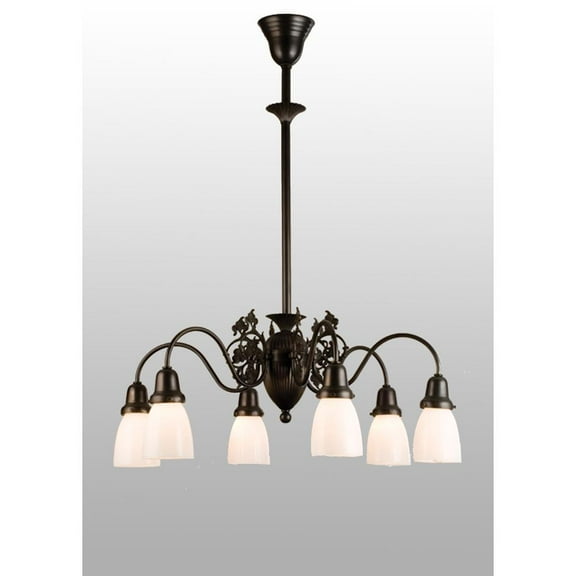 Meyda Lighting 28.5"W Binghamton Goblet 6 Arm Chandelier