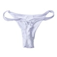 thumbnail image 2 of Braguitas de talle bajo con tiras lisas para mujer Blanco m, 2 of 6