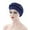 Blue, variant on TRUBKH Headwraps for Women Workout Headbands for Women Skull Cap Satin Headbands Chemo Headwear for Women Head Scarfs Wide Headbands for Women Black One Size