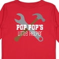 thumbnail image 4 of Inktastic PopPop Little Helper Boys Long Sleeve Toddler T-Shirt, 4 of 5