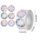 thumbnail image 3 of Rollo de pegatinas navideñas de copos de nieve | 500 etiquetas adhesivas redondas de 2,5 cm | Cinta decorativa de papel multicolor para envolver regalos, scrapbooking, manualidades y manualidades, 3 of 6