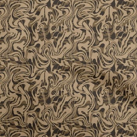 oneOone Viscose Jersey Light Brown Fabric Abstract Craft Projects Decor Fabric Printed By The Yard 60 Inch Wide