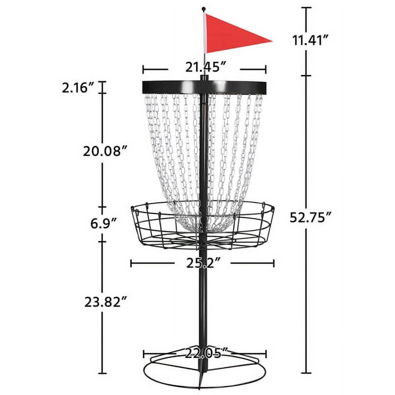 Frisbee Golf Basket Dimensions