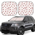thumbnail image 1 of Lukts Lips Kiss Print 2 Piece Car Sun Shade Windshield,Foldable Car Shade Front Windshield with Keeps Your Vehicle Cool-Large, 1 of 6