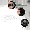 thumbnail image 3 of Uxcell 80Pcs M6 Clear Flat Washers 6mm ID 12mm OD 0.5mm Thick Glass Washer, 3 of 6