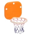 thumbnail image 4 of Juego de mini aro de baloncesto para interiores para niños con ventosas, bolas, puerta colgante, aros de baloncesto, juguetes de juego de baloncesto, color naranja, 4 of 14