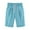 Blue, variant on Suumer Plus Size Shorts for Womens Fshion Solid Color Temperament