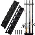 thumbnail image 2 of MesaSe 6-Rod Fish Rod Rack  Vertical Fishing Rod Holder  Easily Installed Wall Mounted Fishing Rod Rack for Garage DIY Fishing Gear Fishing Gift  Fishing Pole Holder Rack, 2 of 8