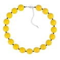 thumbnail image 1 of Collier Perles Perlées Résine Coloré Bleu Marine Jaune Collier Ras-du-Cou Déclaration pour Hommes Femmes Petit Pendentif Collier Pendentif Pierre Collier Colliers et Pendentifs m Colliers Collier de Perles Pendentif, 1 of 4