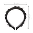 thumbnail image 2 of FUTUREORYY Braid Headband Negro De Resistente Para Uso Diario Y Decorativo Natural Y Cómodo, 2 of 5