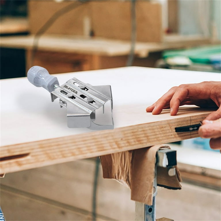 90 Degree Angle Clamp, Aluminum Alloy Corner Right Angle Clamps Holder Clamping Range Jaw Width Adjustable Swing Jaw Corner Clamp For Carpenter Welding Woodworking Engineering