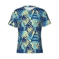 thumbnail image 4 of Qekee Hawaiian Style Classic Fit T-Shirt Men's Shirt Men's Tight Short Sleeves for Exercise, Running, Mountaineering - Hawaiian Style, 4 of 9