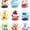 9 Set, variant on Crab Ball Cute Sea Creature Marine Life Building Blocks Toy | DIY miniature micro bricks kit for home desktop decor. Creative marine creature model display for kids and adults.