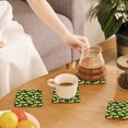 thumbnail image 7 of Xecao Fresh Avocado for MDF Cork Coaster 4 Pcs,Drink Coasters,Suit for House Warming Gifts New Home ,Coffee Table Decor-Square, 7 of 7