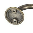 thumbnail image 4 of Wall Hooks, 2Pack - Zinc Alloy Single Prong Ceramic Handle Clothes Hook, Bronze Hooks for Hanging Towel (Blue), 4 of 6