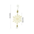 thumbnail image 3 of AuroraX Minimalist Christmas Decoration Hanging Decorative Gold Shatterproof Keepsake Ornaments Creatives Iridescent Snowflake for Christma Tree,Birthday,Window Decor, 3 of 6