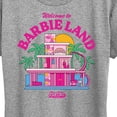 thumbnail image 3 of Barbie The Movie - Welcome To Barbie Land - Women's Short Sleeve Graphic T-Shirt, 3 of 5
